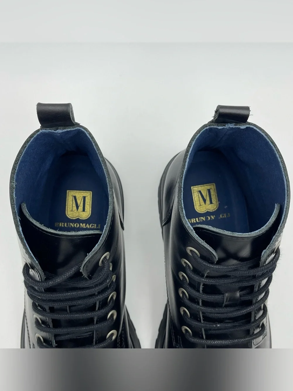 Bruno Magli polished black